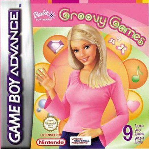 Barbie - Groovy Games GBA (USA) Game Cover